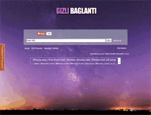 Tablet Screenshot of gizlibaglanti.com